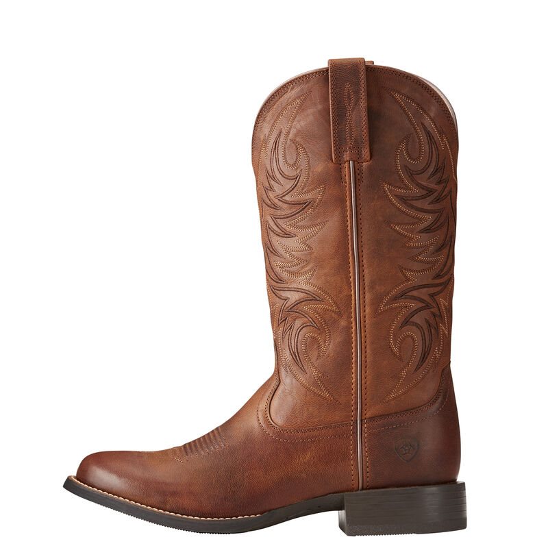 Ariat Western: Sport Horseman Botas Western Hombre - Marrones (ZEIDR2180)